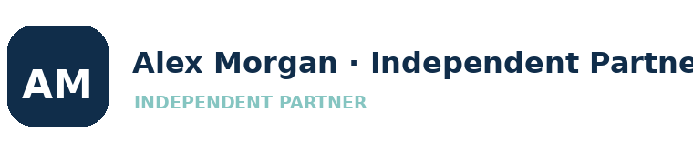 Alex Morgan · Independent Partner logo